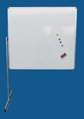 BROXO Whiteboard 1850x1200 mit XTR-Alugestell+T-Fuß Rechts